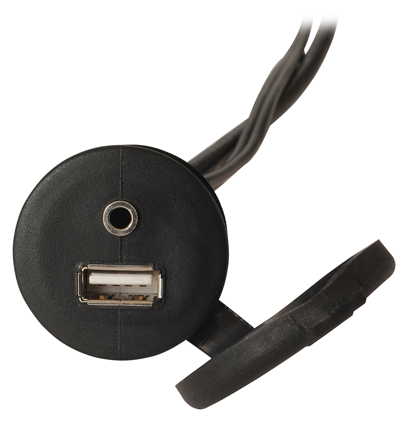 Fusion Ms Cbuusb3 5 Panel Mount Usb 3 5mm Headphone Jack 010 12381 00